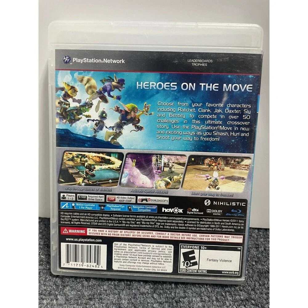 PlayStation Move Heroes (Sony PlayStation 3, 2011)